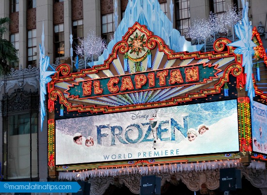 The Capitan Theater Frozen Marquee