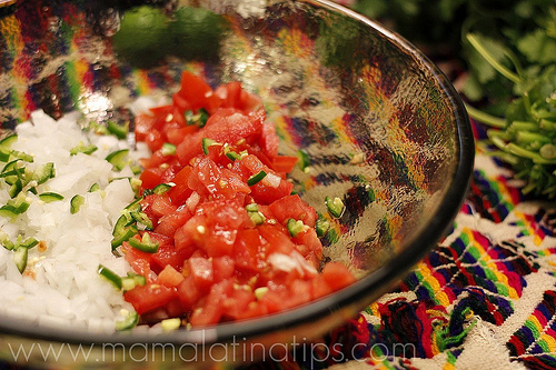 Mexican tuna salad step 1