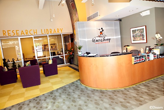Disney Animation Library Lobby