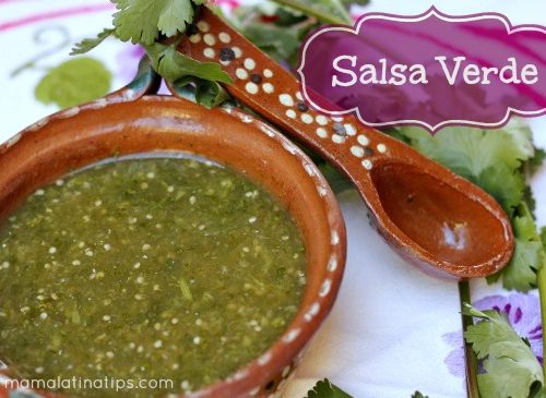 Receta de Salsa Verde • Mama Latina Tips