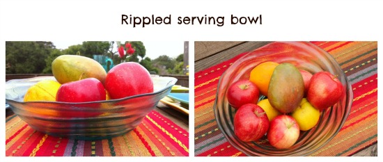 Rippled serving bowl by Pier1 - mamalatinatips.com