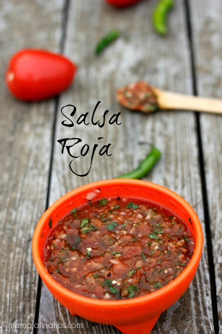 Salsa roja martajada - mamalatinatips.com