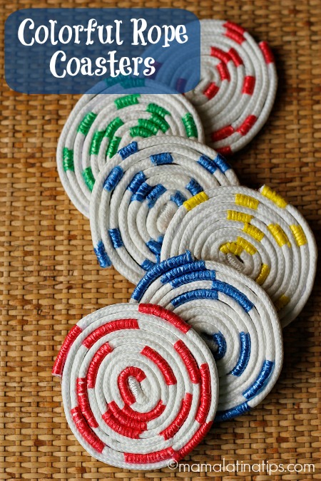 Colorful Rope Coasters 