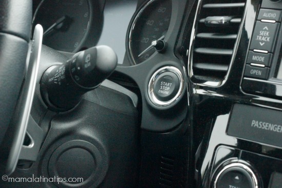Mitsubishi Outlander GT ignition button