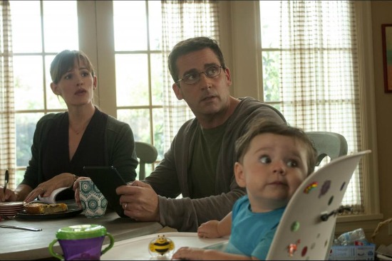 Mom, Dad and Trevor in the Disney Movie, Alexander and the terrible, horrible, no good, very bad day