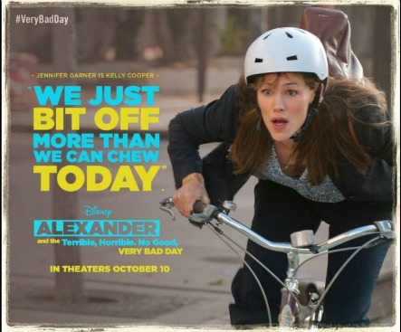Jennifer Garner is Kelly Cooper in Alexander and the Terrible, Horrible, No Good, Very Bad Day