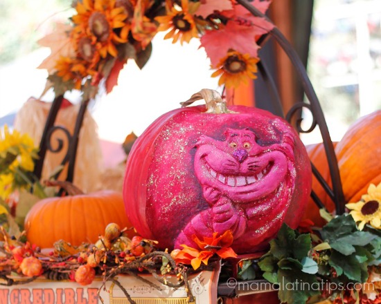 pumpkin at Disneyland - Cheshire Cat
