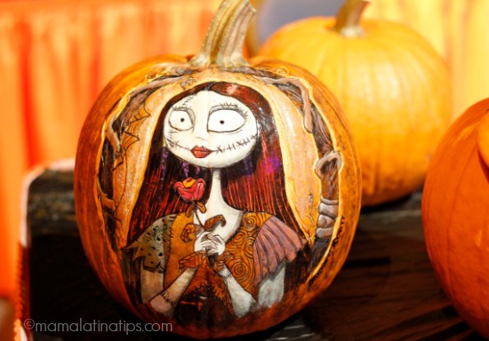 pumpkin at Disneyland - Sally Skellington