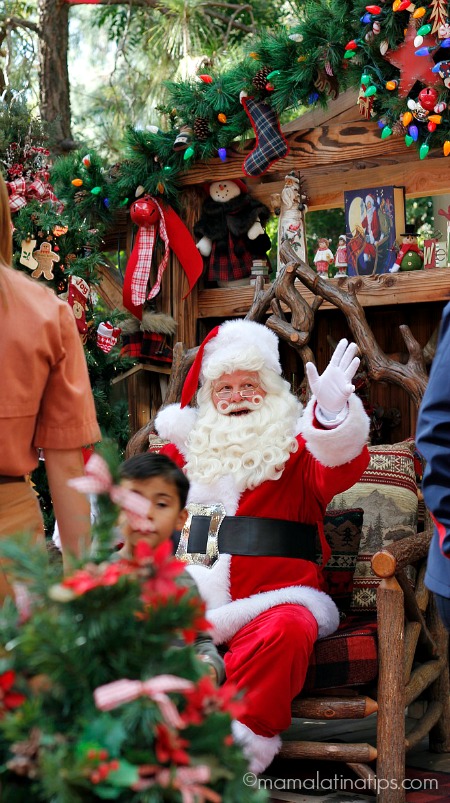 Santa Claus at Jingle Jangle Jamboree in Disneyland