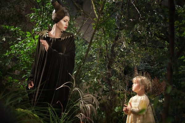 Angelina Jolie and Vivienne Jolie-Pit in Maleficent