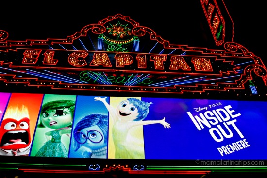 El Capitan Theater Marquee at night - Inside Out - mamalatinatips.com