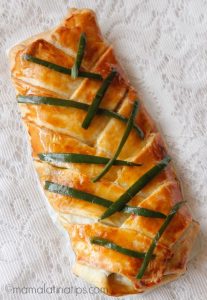 Poblano Peppers with Soy Sauce Pastry
