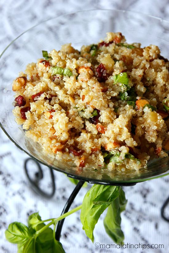 sweet & sour quinoa salad