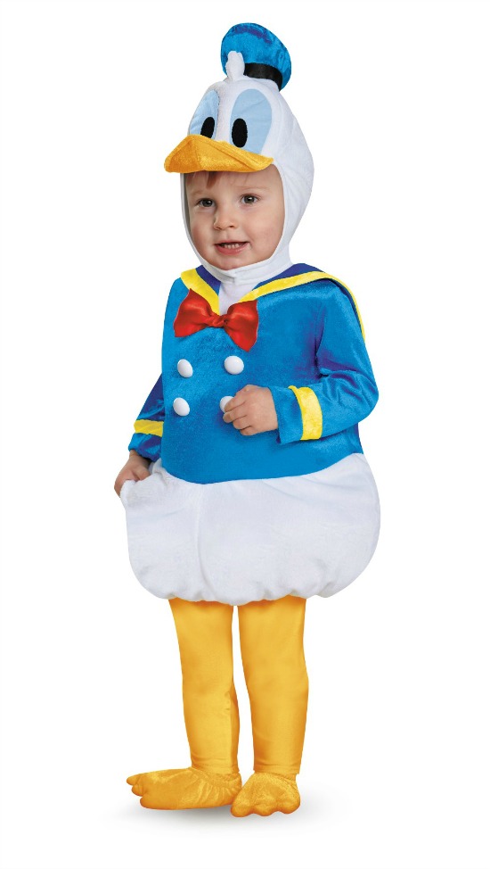 Halloween costume Donald Duck - mamalatinatips.com