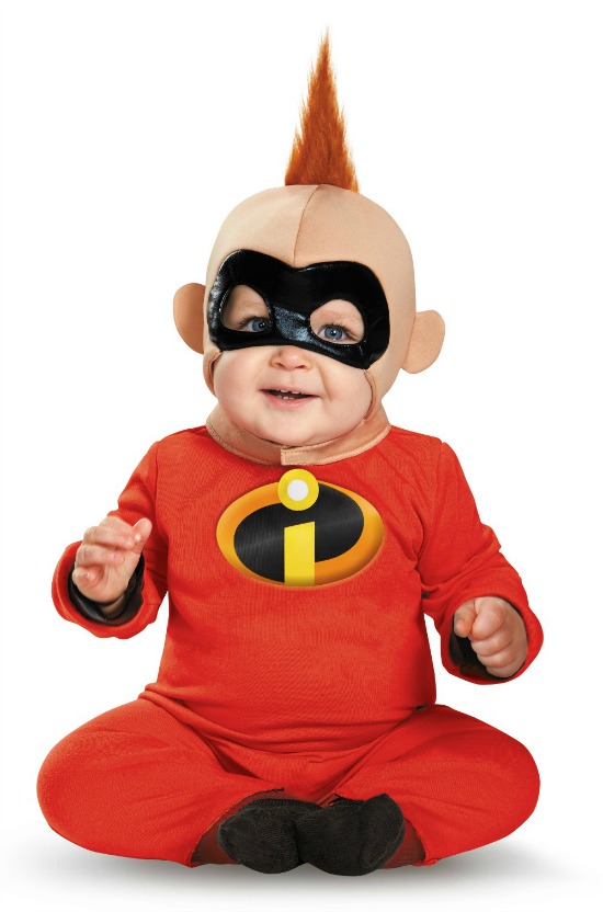 Disney Inspired Halloween costume for infants Jack Jack - mamalatinatips.com