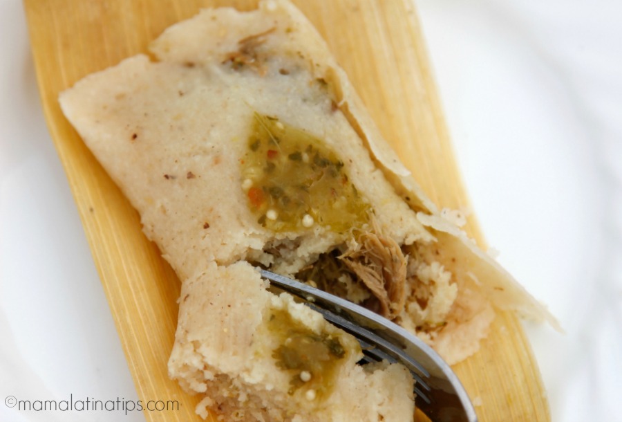 Chile verde open tamal - mamalatinatips.com