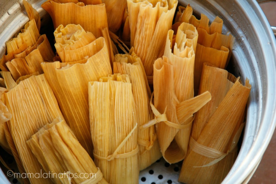 Tamales in pot by mamalatinatips.com