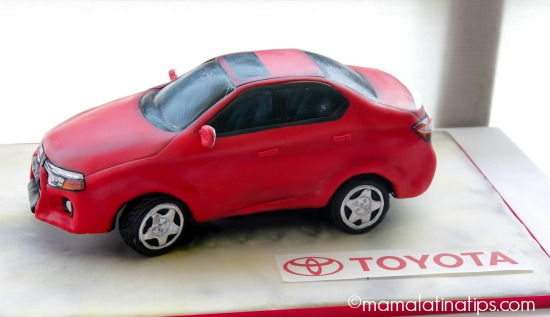 Toyota Corolla Cake - mamalatinatips.com