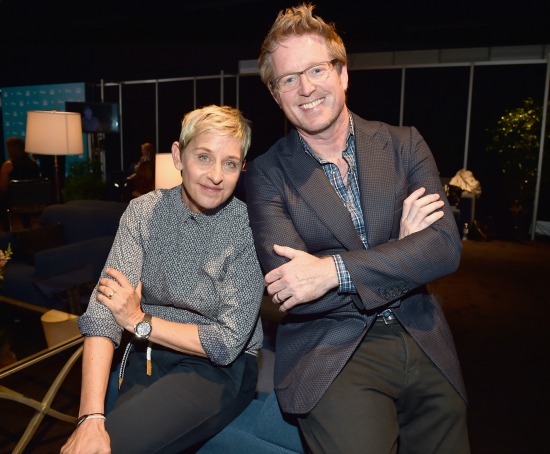 Ellen Degeneres and Andrew Stanton - Finding Dory - mamalatinatips.com