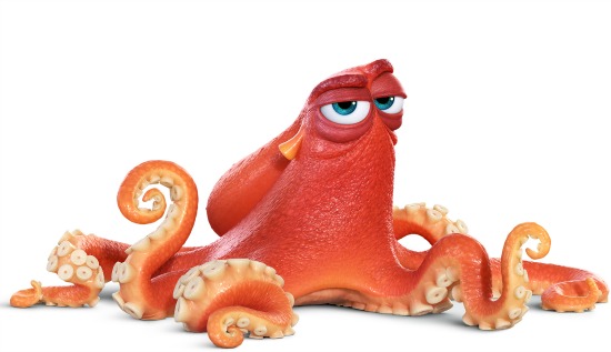 Hank, Finding Dory - mamalatinatips.com