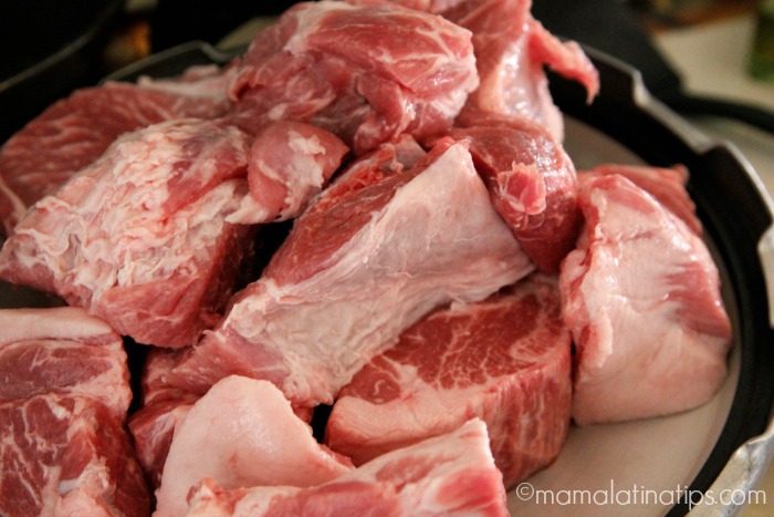 Espaldilla de Puerco (Pork Shoulder). Mamalatinatips.com