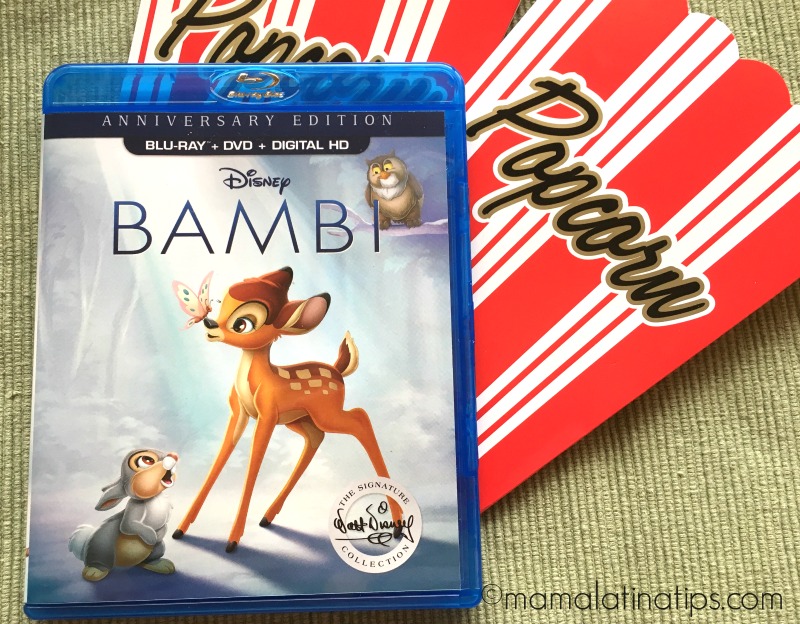 movie night with Bambi - mamalatinatips.com