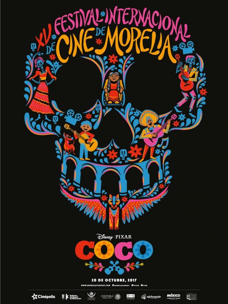 Poster de la película Coco y el Festival Internacional de cine de Morelia
