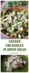 chicken chilaquiles in green salsa