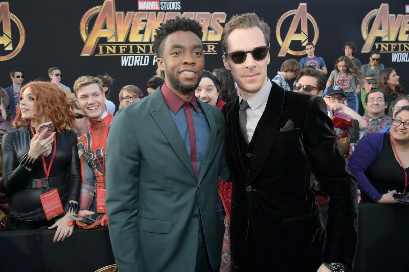 Chadwick Boseman and Benedict Cumberbatch