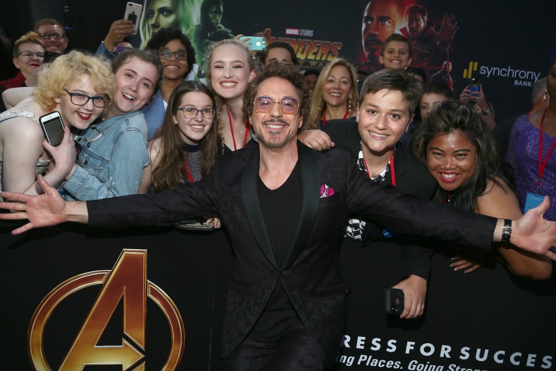 Robert Downey Jr. Avengers: Infinity War premiere