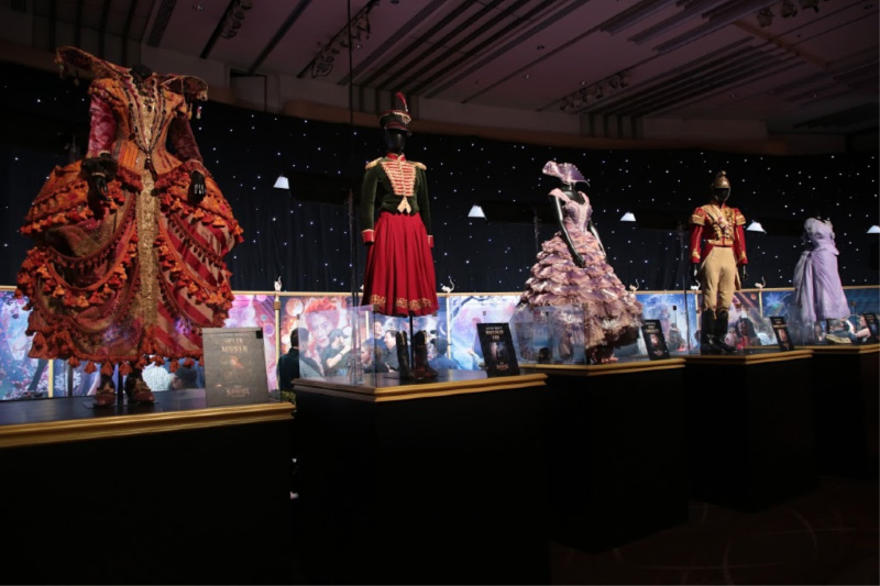 Costumes from the film on display at the world premiere of Disney's The Nutcracker and the Four Realms