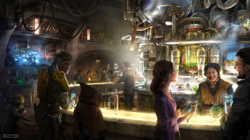 Creative Concept of Oga's Cantina at Star Wars Galaxy's Edge