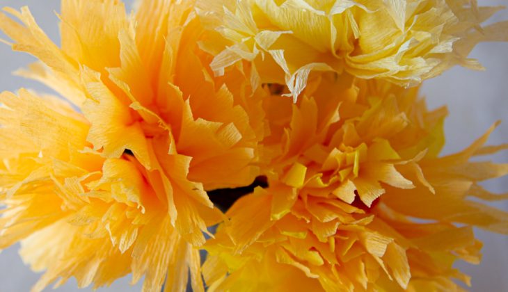 How to Make Paper Marigold Flowers for the Day of the Dead