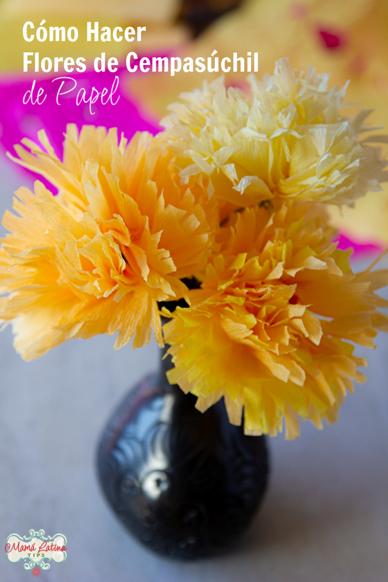 Cómo Hacer Flores de Cempasúchil de Papel • Mama Latina Tips