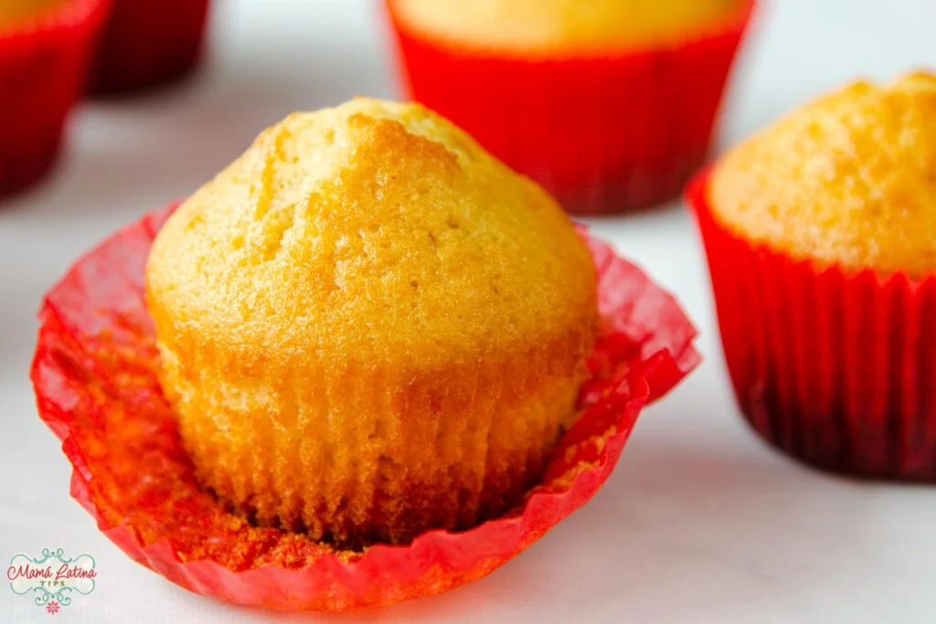 Mexican mantecadas with red wrapers