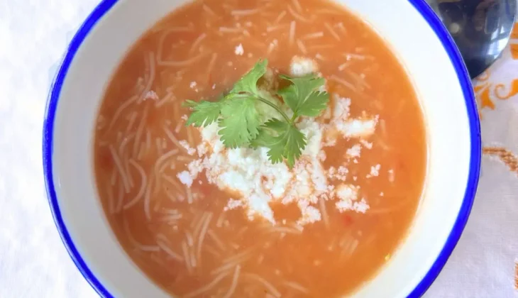 Receta de Sopa de Fideo Casera